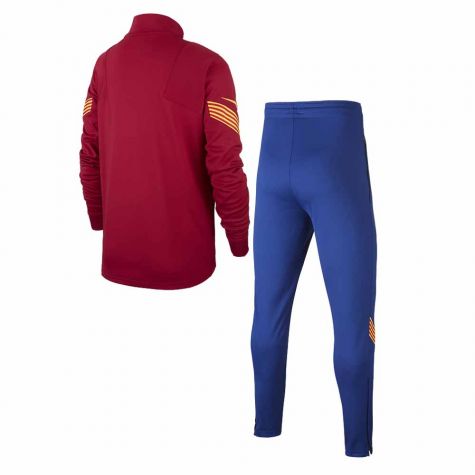 2020-2021 Barcelona Dri-Fit Strike Tracksuit (Noble Red) - Kids