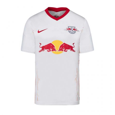 2020-2021 Red Bull Leipzig Home Nike Football Shirt (POULSEN 9)