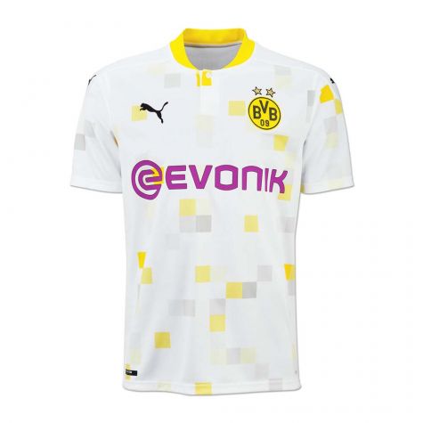 2020-2021 Borussia Dortmund Puma Third Cup Football Shirt (HAZARD 10)