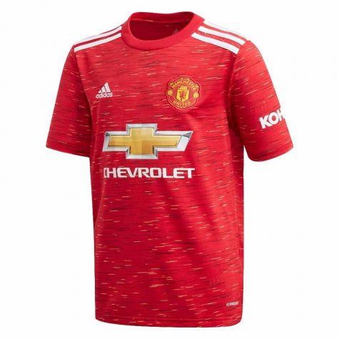 2020-2021 Man Utd Adidas Home Football Shirt (Kids) (CAVANI 7)
