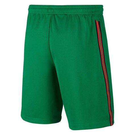 Portugal 2020-2021 Home Shorts (Green) - Kids