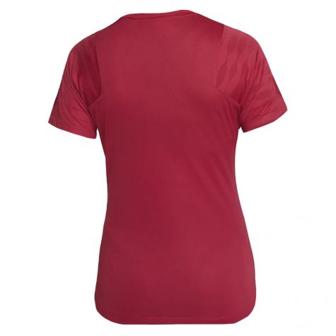 2021-2022 Barcelona Training Shirt (Noble Red) - Womens (ANSU FATI 10)