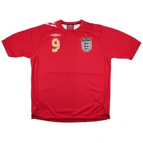 England 2006-08 Away Shirt (Rooney #9) (XL) (Good) (Good)