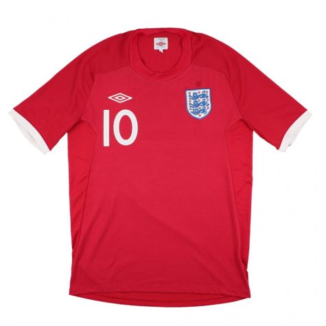 England 2010-11 Away Shirt (Rooney #10) (Excellent)