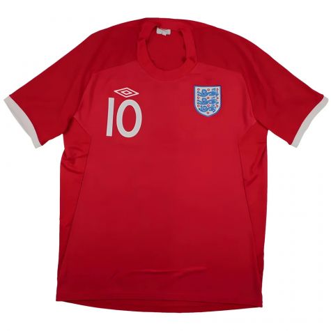 England 2010-11 Away Shirt (S) Rooney #10 (Excellent)