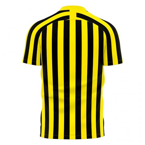 Al-Ittihad 2023-2024 Stripe Home Concept Football Kit (Libero) (Benzema 9)