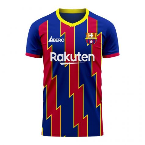 Barcelona 2020-2021 Home Concept Football Kit (Libero) (Your Name)