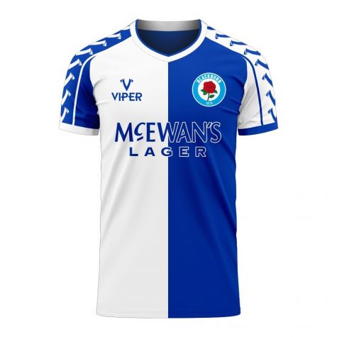 Blackburn 2023-2024 Home Concept Football Kit (Viper) (Nyambe 2) - Adult Long Sleeve