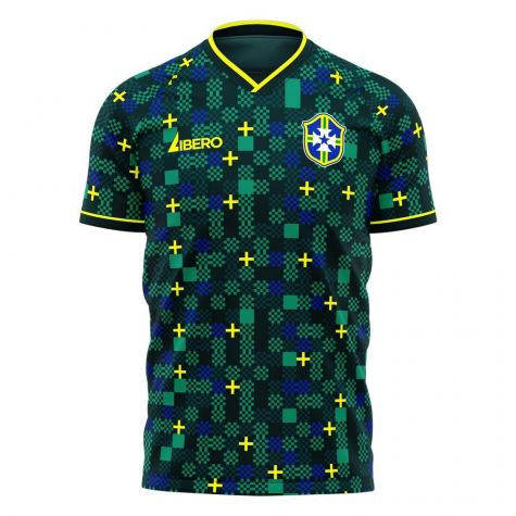 Brazil 2023-2024 Third Concept Football Kit (Libero) (KAKA 10)