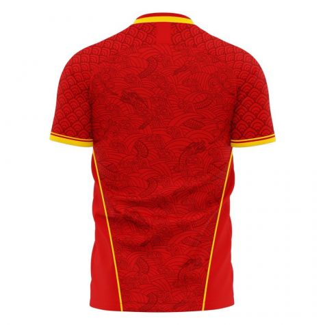 China 2023-2024 Home Concept Football Kit (Libero) - Adult Long Sleeve