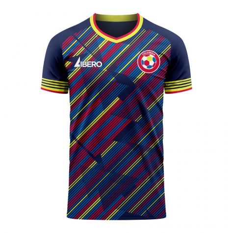 Colombia 2023-2024 Third Concept Football Kit (Libero) (VALDERRAMA 10)