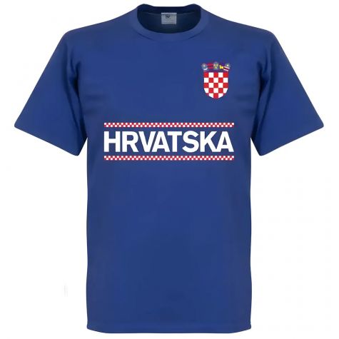 Croatia Team T-Shirt - Royal (MODRIC 10)