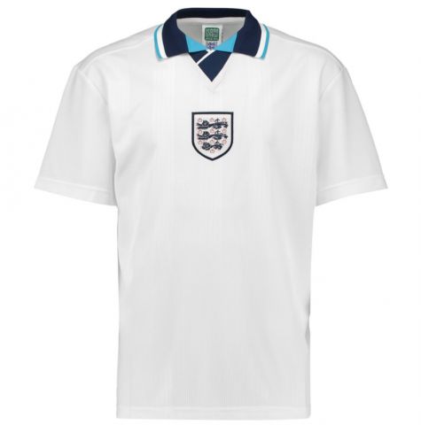 Score Draw England Euro 1996 Home Shirt (Platt 7)