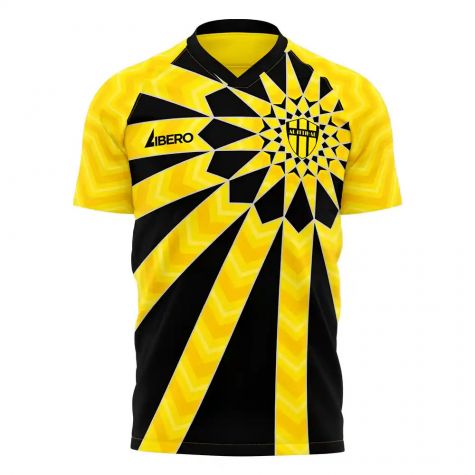 Al-Ittihad 2021-2022 Home Concept Football Kit (Libero) - Kids (Long Sleeve) (Benzema 9)