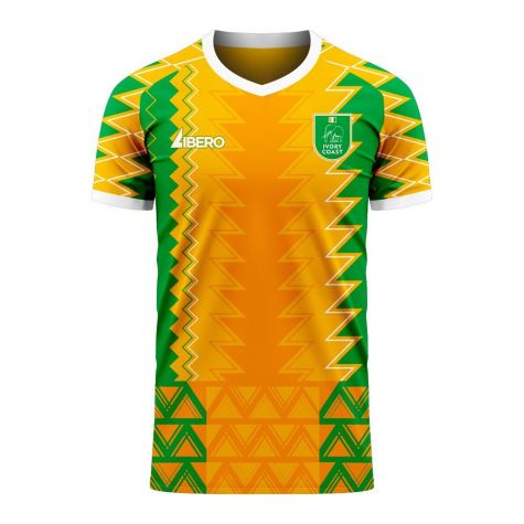 Ivory Coast 2023-2024 Home Concept Football Kit (Libero) (GRADEL15)