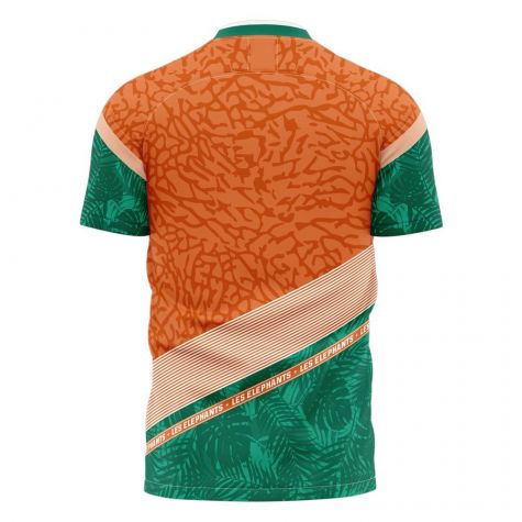 Ivory Coast 2021-2022 Away Concept Football Kit (Libero) (ZAHA 9)