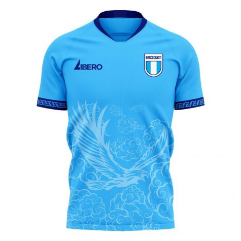 Lazio 2024-2025 Home Concept Football Kit (Libero) (Immobile 17)