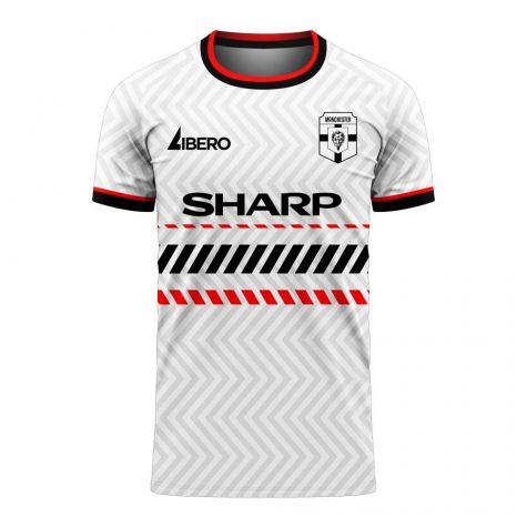 Manchester Red 2020-2021 Away Concept Football Kit (Libero) (KEANE 16)