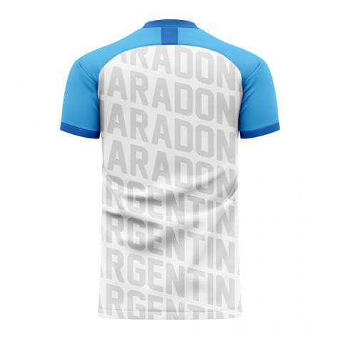 Diego Maradona Exclusive Concept Shirt (White) - Adult Long Sleeve