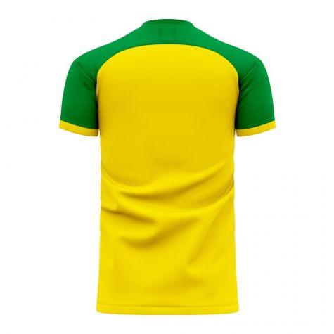 Nantes 2020-2021 Home Concept Football Kit (Libero) - Kids (Long Sleeve)