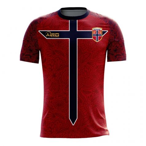 Norway 2025-2026 Home Concept Football Kit (Airo) (ODEGAARD 10)