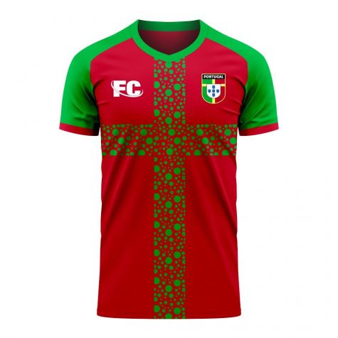 Portugal 2020-2021 Home Concept Football Kit (Fans Culture) (B Fernandes 18)