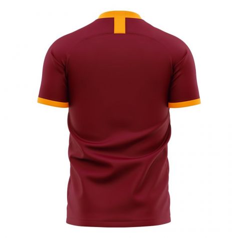 Roma 2025-2026 Home Concept Football Kit (Libero) (Your Name)
