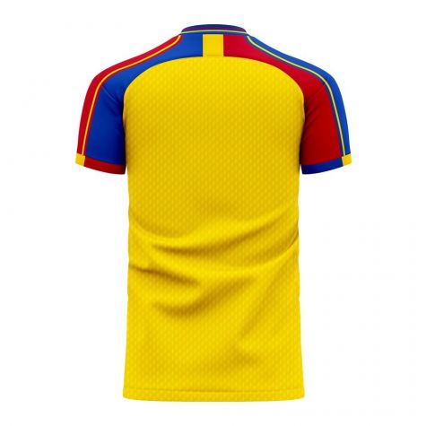 Romania 2025-2026 Home Concept Football Kit (Libero) (Your Name)