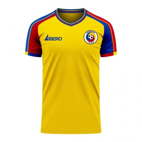 Romania 2025-2026 Home Concept Football Kit (Libero) (Your Name)