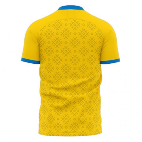 Ukraine 2025-2026 Home Concept Football Kit (Libero) - Kids