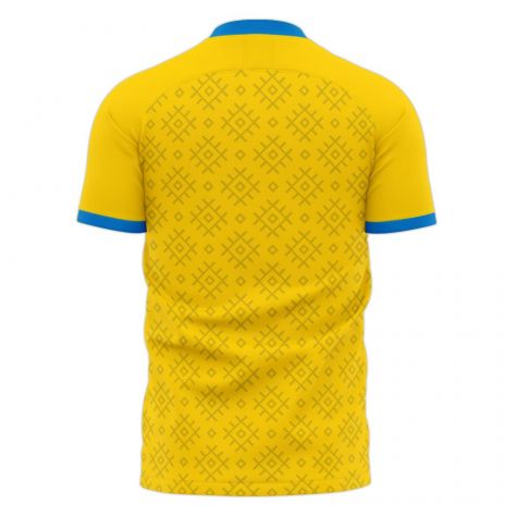 Ukraine 2023-2024 Home Concept Football Kit (Libero) - Kids