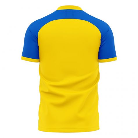 Ukraine Stop War Concept Football Kit (Libero) - Yellow (SHEVCHENKO 7)