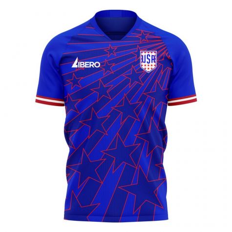 USA 2023-2024 Away Concept Football Kit (Libero) (DEMPSEY 8)