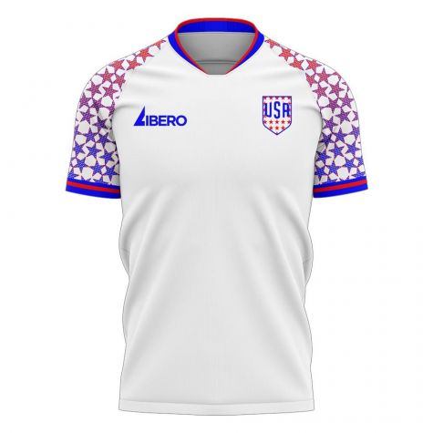 USA 2024-2025 Home Concept Football Kit (Libero) (DEMPSEY 8)