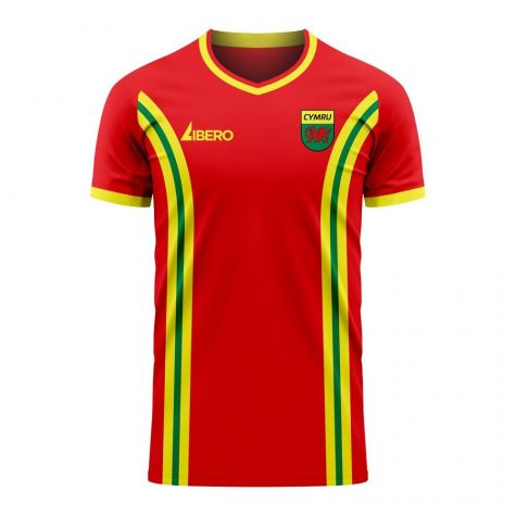 Wales 2024-2025 Home Concept Football Kit (Libero) (AMPADU 15)