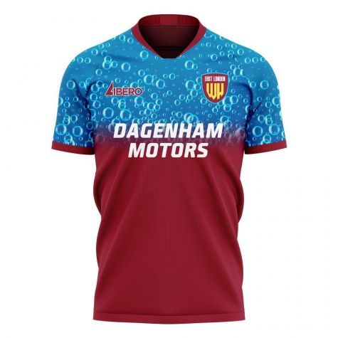 East London 2025-2026 Home Concept Football Kit (Libero) (Your Name)