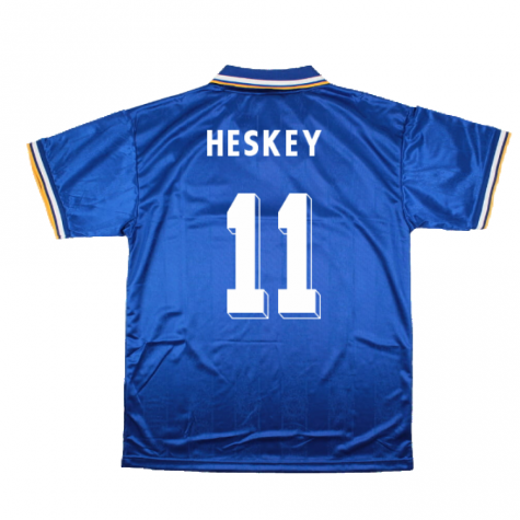 1995 Leicester City Home Retro Shirt (HESKEY 11)