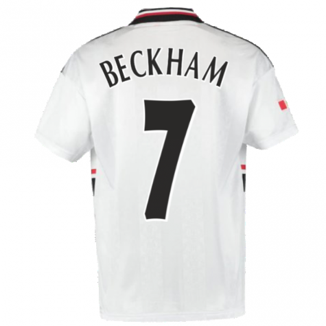 1999 Manchester United Away Football Shirt (BECKHAM 7)