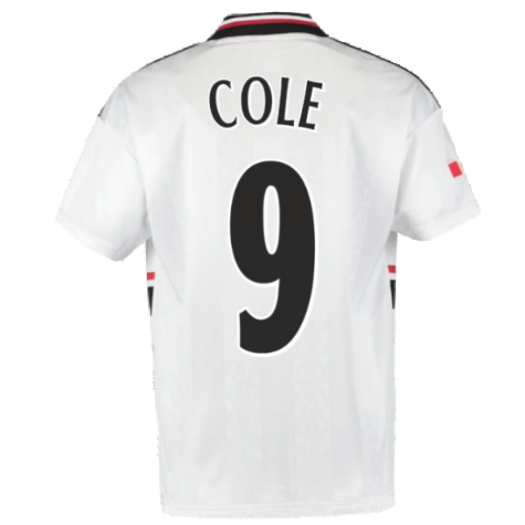 1999 Manchester United Away Football Shirt (COLE 9)