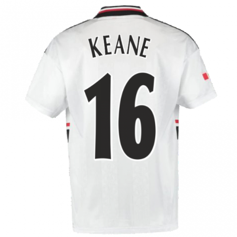 1999 Manchester United Away Football Shirt (KEANE 16)