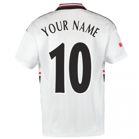1999 Manchester United Away Football Shirt (Your Name)