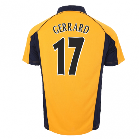 2000-2001 Liverpool Away Retro Shirt (GERRARD 17)