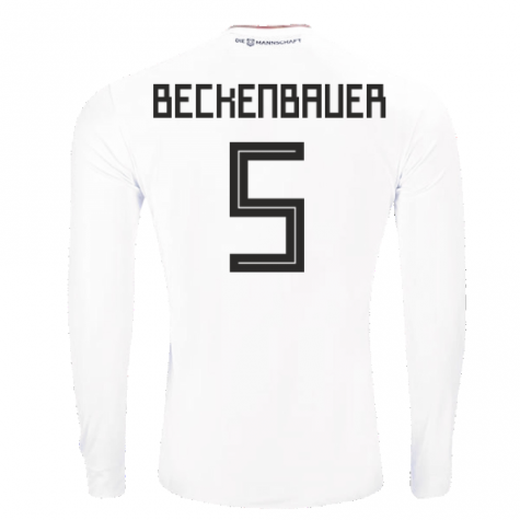2017-2018 Germany Long Sleeve Home Shirt (Beckenbauer 5)