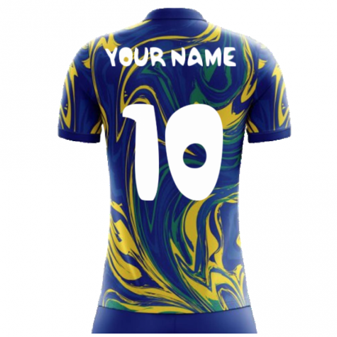 2023-2024 Brazil Away Concept Shirt (Your Name) -Kids