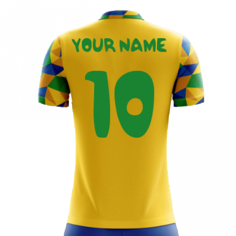 2025-2026 Brazil Home Concept Football Shirt (Your Name)