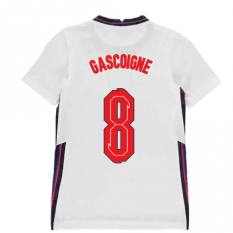 2020-2021 England Home Nike Football Shirt (Kids) (GASCOIGNE 8)