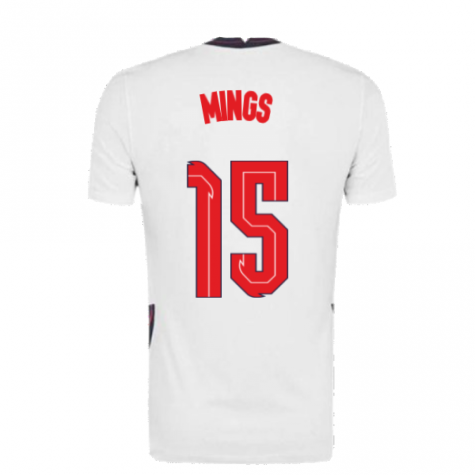 2020-2021 England Home Nike Football Shirt (Mings 15)