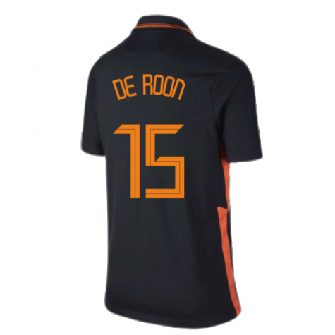 2020-2021 Holland Away Nike Football Shirt (Kids) (DE ROON 15)