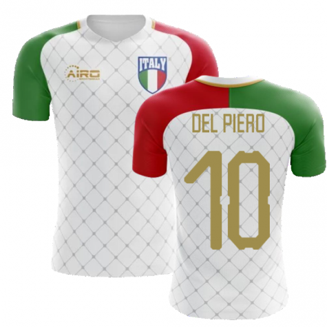 2023-2024 Italy Away Concept Football Shirt (Del Piero 10) - Kids