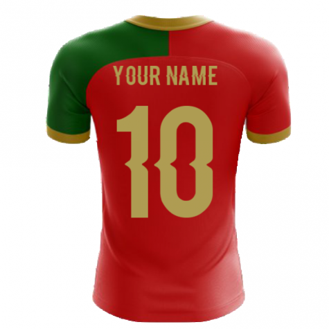 2023-2024 Portugal Flag Home Concept Football Shirt (Your Name)